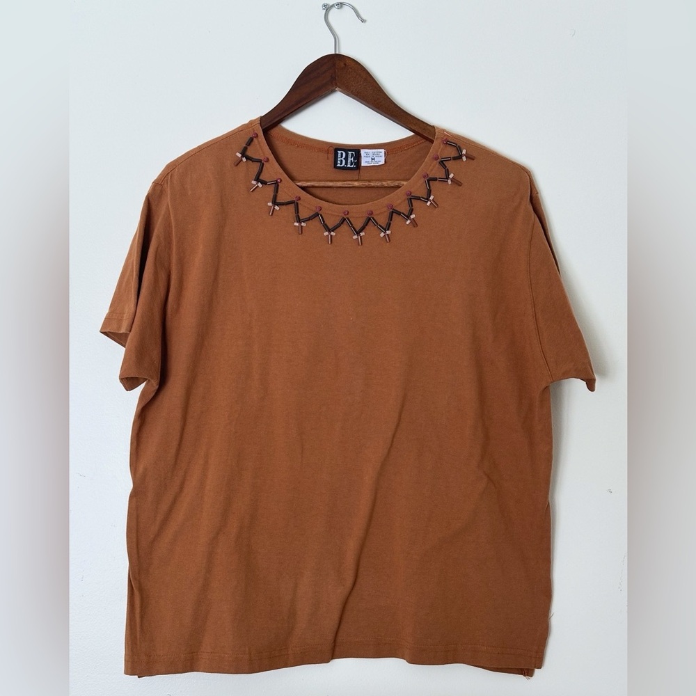 Vintage beaded tee